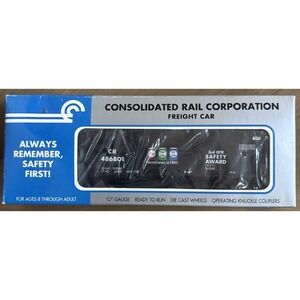 K621-9012 K-Line "O" CONRAIL CLASSIC HOPPER WITH LOAD-3rd Qrt Safety Award w/bx